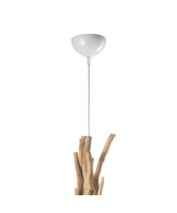 LAMPADARIO "WOODY" LEGNO E SABBIA, E27